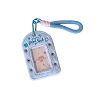 Compacts 3 Inch Photo Holders Case with Antiscratch Soft Plush Fabric for Campus Cards Membership Cards, Easy to Carry Small Card Sleeve Card Storage Organizers