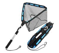 Compacts Floating Fish Net with Retractable Handle Durability Meshes for Lake River Depth Water Fishing Accessories Compacts Fishing Accessories