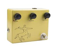 Compacts Guitar Overdrives Effects Pedal with Golden Aluminum Housing and 9V Power Supply for Great Stage Guitar Overdrives Pedal
