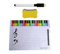 Compacts Musics Teaching Whiteboard Music Staff Erasable Surfaces Eraseable Notation Practice Board Staff