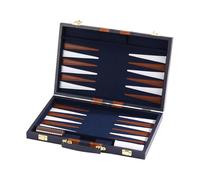 Compacts Rolls Up PU Leather Backgammon Game Mat Backgammon Board and Chess Set Waterproof for Beach Park and Home Use Rolls Up Set