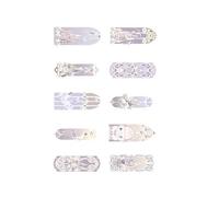 Compacts Size Fashionable Shaped Clear, The is Bright