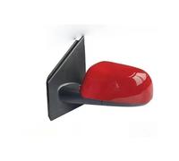 Compaitble For Volkswagen POLO MK4 2002-2005 5 Wires Side Rearview Mirror Assembly Glossy Heated Door Rearview Mirror Car Accessories(1PCS style red L)
