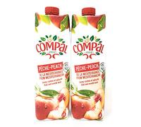 Compal Peach Juice (2 Pack Total of 2 Liters)