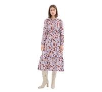 Compania Fantastica A-line midi Dress with Floral Print Brown
