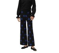 Compania Fantastica Blue Polka dot Printed Jacquard Knit Pants