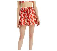 Compania Fantastica Floral Print Long-Sleeved Loose-fit Shirt Red