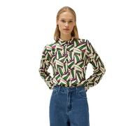 Compania Fantastica Green Geometric Print Shirt
