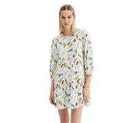 Compañía Fantástica Womens Mini Dinosaur Print Dress M Blue