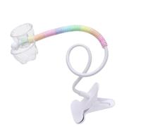 Companion Bird Resting Station, Small Fliers, Clip Base Perch Arm with Wrapped Grip Cage Side Placement Bird Perch Station Companion Stand Indoor Rod Clamp Training Resting Area Window Side