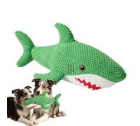 Companion Soft Shark Plush, Squeaker Chew Toy, Authentic Puppy Teething Doll, Interactive Canine Play Object, Indoor Outdoor Pet Comfort Toy, Home Living Room Activity Companion