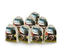 Company Farm Tractor 8 PCS Muslin Bags with Drawstring Sachet Bags Empty Small Cotton Drawstring Bag Muslin Reusable & Washable Cotton Bag for Herb Spice Candy Soap Jewelry Wedding Gift Pouches