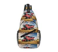 Company Farm Tractor Crossbody Sling Bag Crossbody Shoulder Chest Bag Shoulder Strap Waist Fanny Pack Men Women