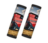 Company Farm Tractor Print Car Handle Protectors Luggage Handle Wrap Grips 2 Packs Travel Non Slip Soft Grip