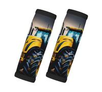 Company Farm Tractor Print Car Handle Protectors Luggage Handle Wrap Grips 2 Packs Travel Non Slip Soft Grip