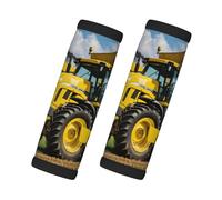 Company Farm Tractor Print Car Handle Protectors Luggage Handle Wrap Grips 2 Packs Travel Non Slip Soft Grip