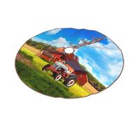 Company Farm Tractor Print Christmas Tree Skirt Festive Decoration For The Perfect Holiday Ambience