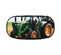 Company Farm Tractor Print Functionality Storage Pencil Bag School Students Boys Girls Everyday Use Practical