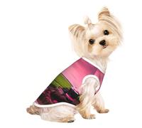 Company Farm Tractor Print Pet Sleeveless Tank Top for Dogs Cats Apparel Stretchy Soft Fashion Vest Gear Wear