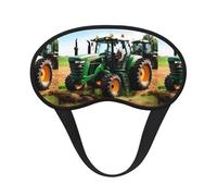 Company Farm Tractor Print Unisex Blackout Sleep Mask Comfortable Eye Mask for Travel Meditation Sleep Travel