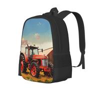 Company Farm Tractor Printed Lightweight Backpack for Men Women Kids Travel Laptop Rucksack Bag for School Hiking Camping Work