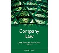 Company Law (Core Texts Series)