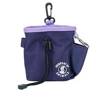 COMPANY OF ANIMALS Treat Bag, Purple, Zipped Pockets & Drawstring, Clips on Belt, Waistband or Pocket, Waterproof Treats Pouch, Ideal for Dog Walking & Puppy Training, Available in Purple, Red & Black