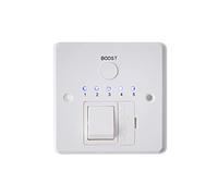 Companyblue 1-5 Hour Boost Timer Switch | Fused Spur Wall Controller for Electric Towel Rails, Immersion Heaters & Radiators | 13A Countdown Timeswitch | White