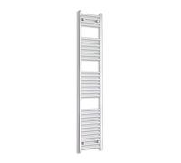 Companyblue 300mm wide x 1800mm high Heated Towel Rail Straight Flat Chrome Bathroom Warmer Radiator Rack Central Heating