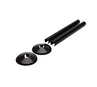 Companyblue Talon Snappit for Towel Rail Radiators Pipe Covers and Collars (Black 500mm)