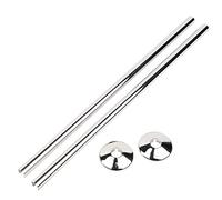 Companyblue Talon Snappit for Towel Rail Radiators Pipe Covers and Collars (Chrome 500mm)