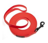 COMPAPET Waterproof PVC Long Dog Training Leash 16ft/32ft/49ft - Heavy Duty Recall Lead with 360° Swivel Lock Clasp, Easy Clean for Small Medium Large Dogs (Bright Orange, 588, Inches)