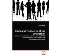 Comparative Analysis of Job Satisfaction: Across Government,Government Parastatal, NGO and Private Institutions' White-Collar Employees in Addis Ababa