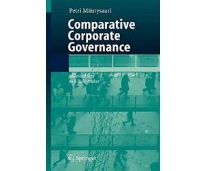 Comparative Corporate Governance : Shareholders, Mantysaari, Petri<-
