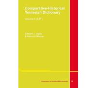 Comparative-Historical Yeniseian Dictionary. Volume I (A-Ph)