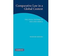 Comparative Law in a Global Context: The Legal Systems of Asia and Africa