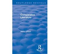 Comparative Literature (Routledge Revivals)