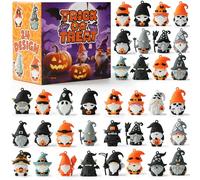 compareye Gnome Figures 36 Pcs - Halloween Gnome Doll Keychain, 1.6" Mini Gnome Figures for Dollhouse Decor, Halloween Party Favors Bag Fillers and Trick or Treat for Kids, Girls, Boys, Adults
