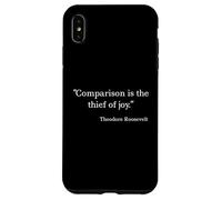 Comparison Is the Thief of Joy - Theodore Roosevelt Case for iPhone XS Max