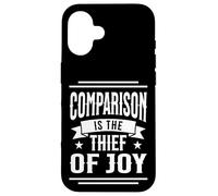 Comparison Is The Thief Of Joy Workout Inspirational Graphic Case for iPhone 16