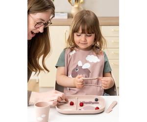 Compartment Plate, Happy Clouds by DONE BY DEER blush