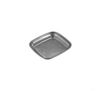 Compartmentalized Stainless Steel Sauce Tray for Separating Multiple Sauces Mustard Ketchup Ranch During Barbecues Buffets and Social Events (1 Grid)