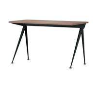 Compas Direction Desk - Deep black base - Jean Prouvé, 1953 Walnut one size