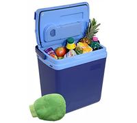 Compass 07121 Coolbox 25L Blue 230/12 V with Temperature Display