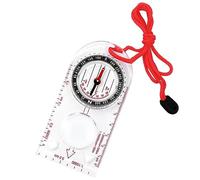 Compass Adjustable Declination Waterproof Sighting Mirror Compass Multifunctional Orienteering Map Hiking Navigation Compass for Outdoor Activities