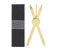 Compass Adjustable Eyebrow Ruler Accurate Positioning Stainless Steel Material Golden Compass Design Eyebrow Measuring Tool