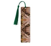 Compass and Ancient Map Print Wooden Bookmark Bookmarks with Tassels Book Marks for Reading Hardcover Books Notebooks
