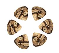 Compass and Old World Map print Guitar Picks, 12PCS Premium Celluloid Guitar Pick Medium for Acoustic Guitar, Electric Guitar, Bass
