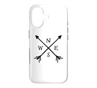 Compass Arrows North South East West Adventure Design Case for iPhone 17