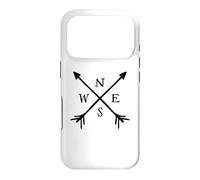 Compass Arrows North South East West Adventure Design Case for iPhone 17 Pro